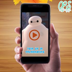 Big Hero 6 Birthday Video Invitation Digital Template Customizable Instant Download