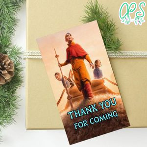 Avatar-the Last Airbender 2024 Thank You Tag Customizable Template To Print At Home Instant Download
