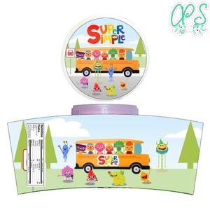 Super Simple Song Cotton Candy Label Template To Print At Home Instant Download