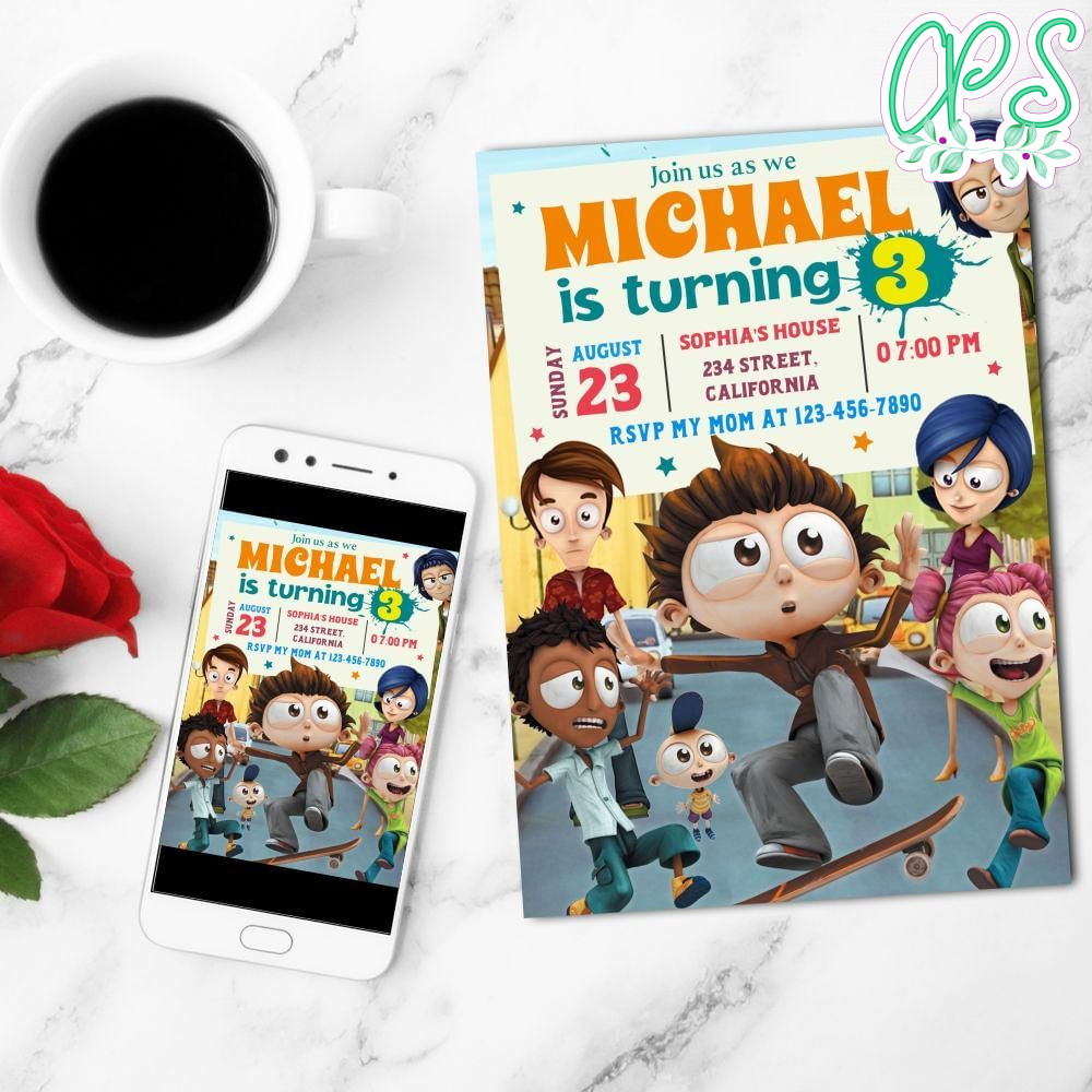 Angelo Rules Mobile Invite Customizable Template Instant Download