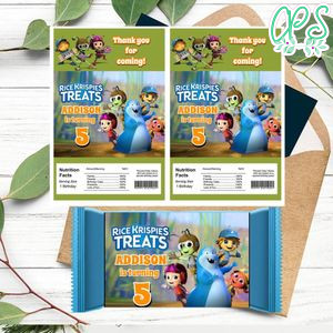 Beat bugs Rice Krispies Treats Template Printable Instant Download