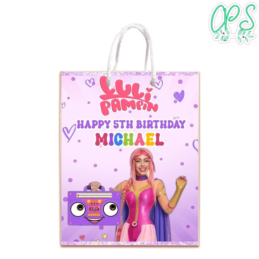 Luli Pampin Gift Bag Label Template Printable Instant Download