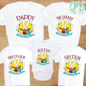 Simon The Rabbit Birthday Family Trip Vacation PNG file template