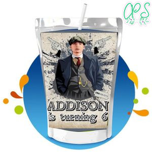 Peaky blinders Capri Sun Birthday Labels Digital File Printable Instant Download