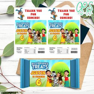 Infobells Rice Krispies Treats Template Printable Instant Download