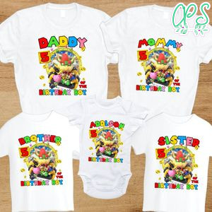 Bowser Family Birthday Party T-Shirt