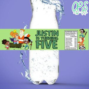 Craig of the creek Birthday Water Bottle Label Template to Print at Home Instant Download