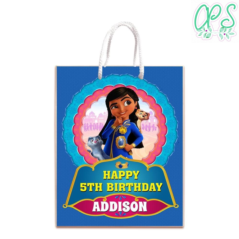 Mira Royal Detective Gift Bag Label Template Printable Instant Download