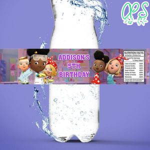 Ada Twist scientist Bottle Label Birthday Water Bottle Label Template to Print at Home Instant Download