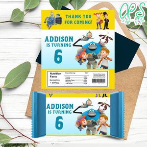 Apro Candy bar Label Customizable Template Instant Download