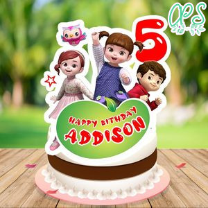 Kongsuni and friends Birthday Cake Topper Template Printable Instant Download