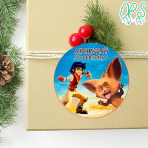 Zak & Wowo Circle Sticker Template Customizable To Print At Home Instant Download