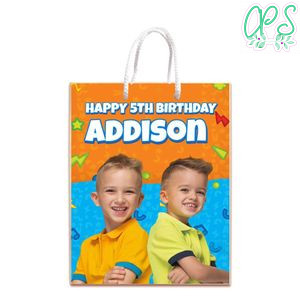 Vlad And Niki Gift Bag Label Template Printable Instant Download