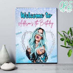 Karol G  Birthday Welcome Sign Digital File Printable Instant Download