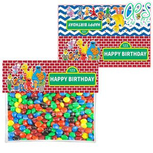 Sesame Street Treat Bag Topper Label Digital File Customizable Instant Download