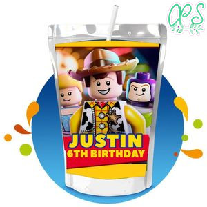 Lego Toy Story Capri Sun Birthday Labels Digital File Printable Instant Download
