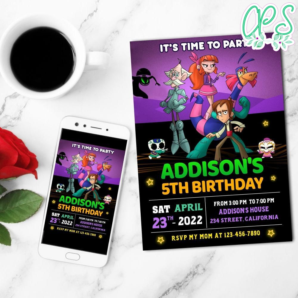 Legend Quest Mobile Invite Customizable Template Instant Download