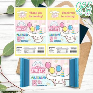 Cinnamoroll Rice Krispies Treats Template Printable Instant Download