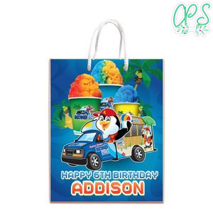 Kona Ice Gift Bag Label Template Printable Instant Download