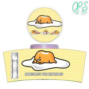 Gudetama Cotton Candy Label Template To Print At Home Instant Download
