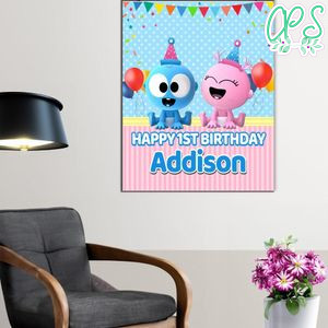Gaa Gaa And Goo Goo Birthday Poster Digital File Printable Instant Download