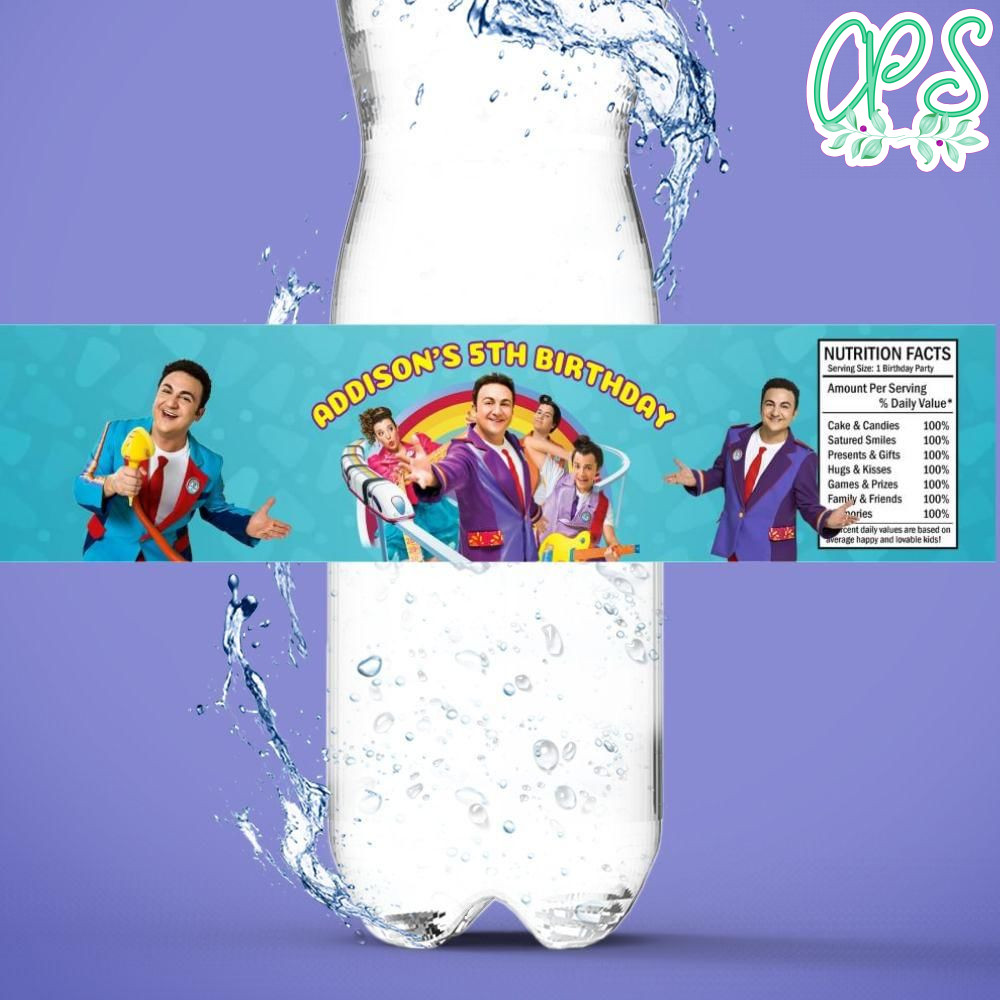 Junior express Birthday Water Bottle Label Template | CustomPartyShirts
