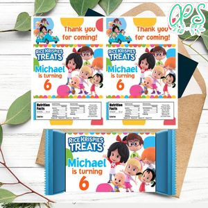 Cleo and cuquin Rice Krispies Treats Template Printable Instant Download