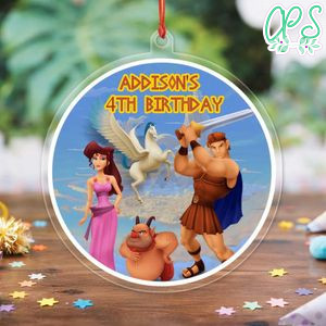 Hercules Acrylic Ornament Birthday Gift