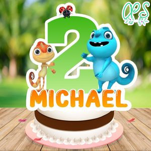 Cam & leon Cake Topper Template Printable Instant Download