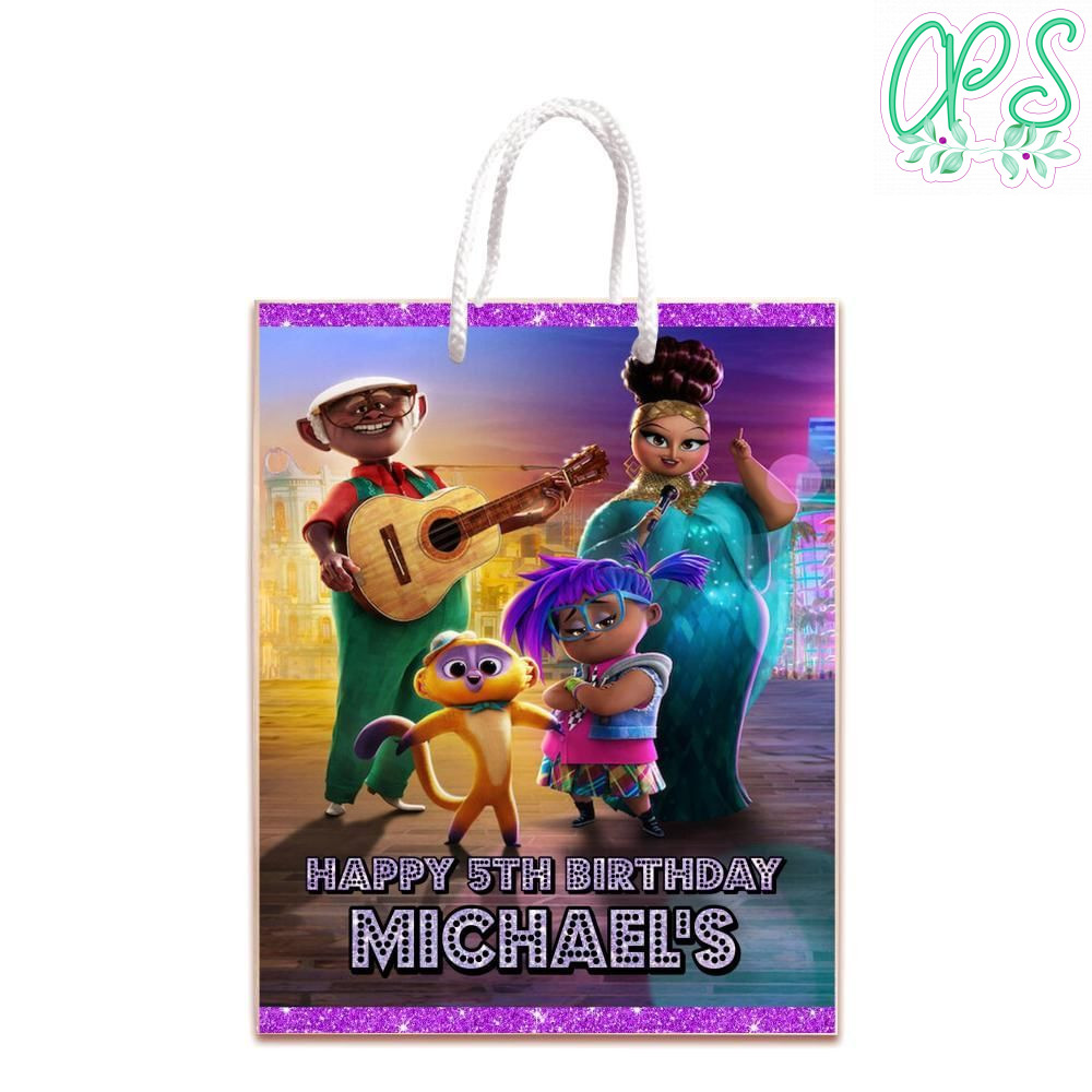 Vivo Movie Gift Bag Label Template Printable Instant Download