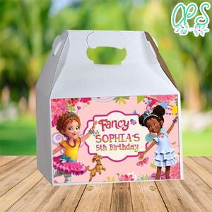 Fancy Nancy Gable Box Digital File Printable Instant Download