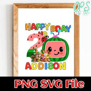 Cocomelon birthday Customer Request PNG file template