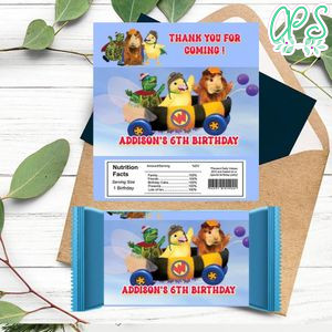 Wonder Pets Candy bar Label Customizable Template Instant Download