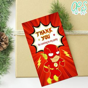 Flash Baby Thank You Tag Customizable Template To Print At Home Instant Download