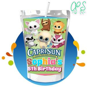YooHoo to the Rescue Capri Sun Birthday Labels Digital File Printable Instant Download