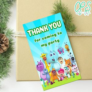 Reino Infantil Thank You Tag Customizable Template To Print At Home Instant Download