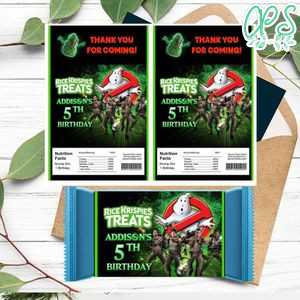 Ghostbusters Rice Krispies Treats Template Printable Instant Download