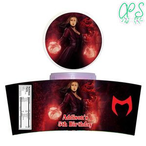 Wanda Maximoff Cotton Candy Label Template To Print At Home Instant Download