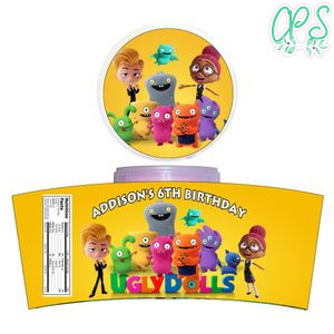 Ugly Dolls, Cotton Candy Label Template To Print At Home Instant Download