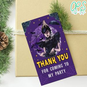 Wednesday Thank You Tag Customizable Template To Print At Home Instant Download