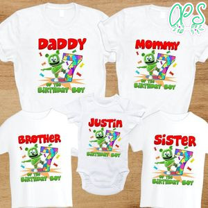 Gummibar Birthday Family Trip Vacation PNG file template