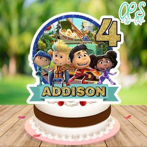 Team zenko go Birthday Cake Topper Template Printable Instant Download