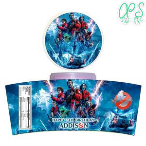 Ghostbusters: Frozen Empire Cotton Candy Label Template To Print At Home Instant Download