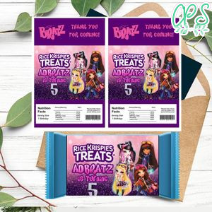 Bratz Rice Krispies Treats Template Printable Instant Download