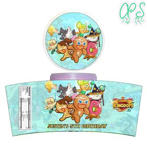 Cookie Run Kingdom Cotton Candy Label Template To Print At Home Instant Download