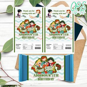 The green squad Rice Krispies Treats Template Printable Instant Download