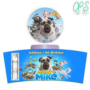 Mighty Mike Cotton Candy Label Template To Print At Home Instant Download