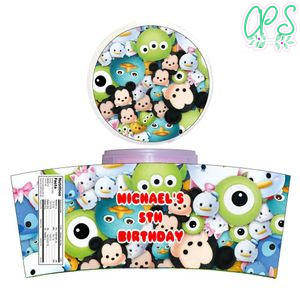 Tsum Tsum Cotton Candy Label Template To Print At Home Instant Download