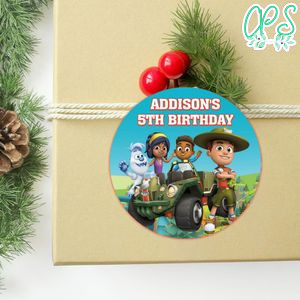 Ranger Rob Circle Sticker Template Customizable To Print At Home Instant Download