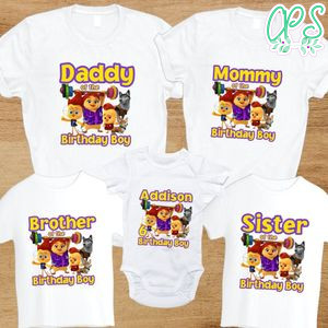Chicken squad Family Birthday T-Shirt